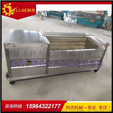 水果去皮清洗機 獼猴桃清洗機 毛輥清洗機